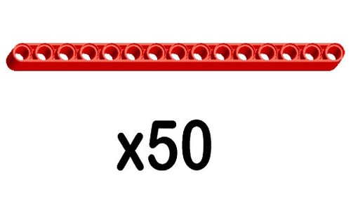 Lego beams red - beams,