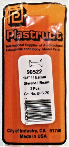 Plastruct 90522 bfs styrene - plastruct,